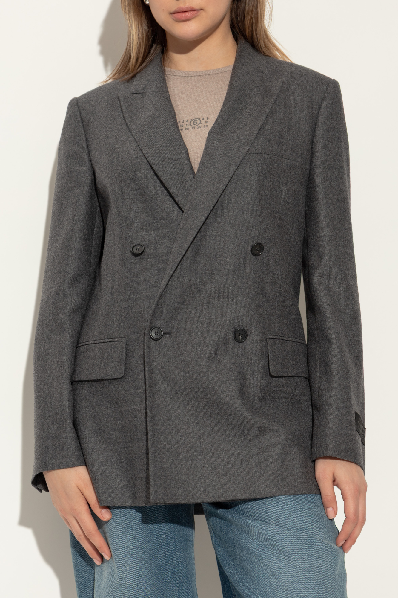ジャケット MM6 MAISON MARGIELA WOOL TAILORED JACKET Mm6 By Maison Margiela Wool Tailored Jacket | ShopSimon